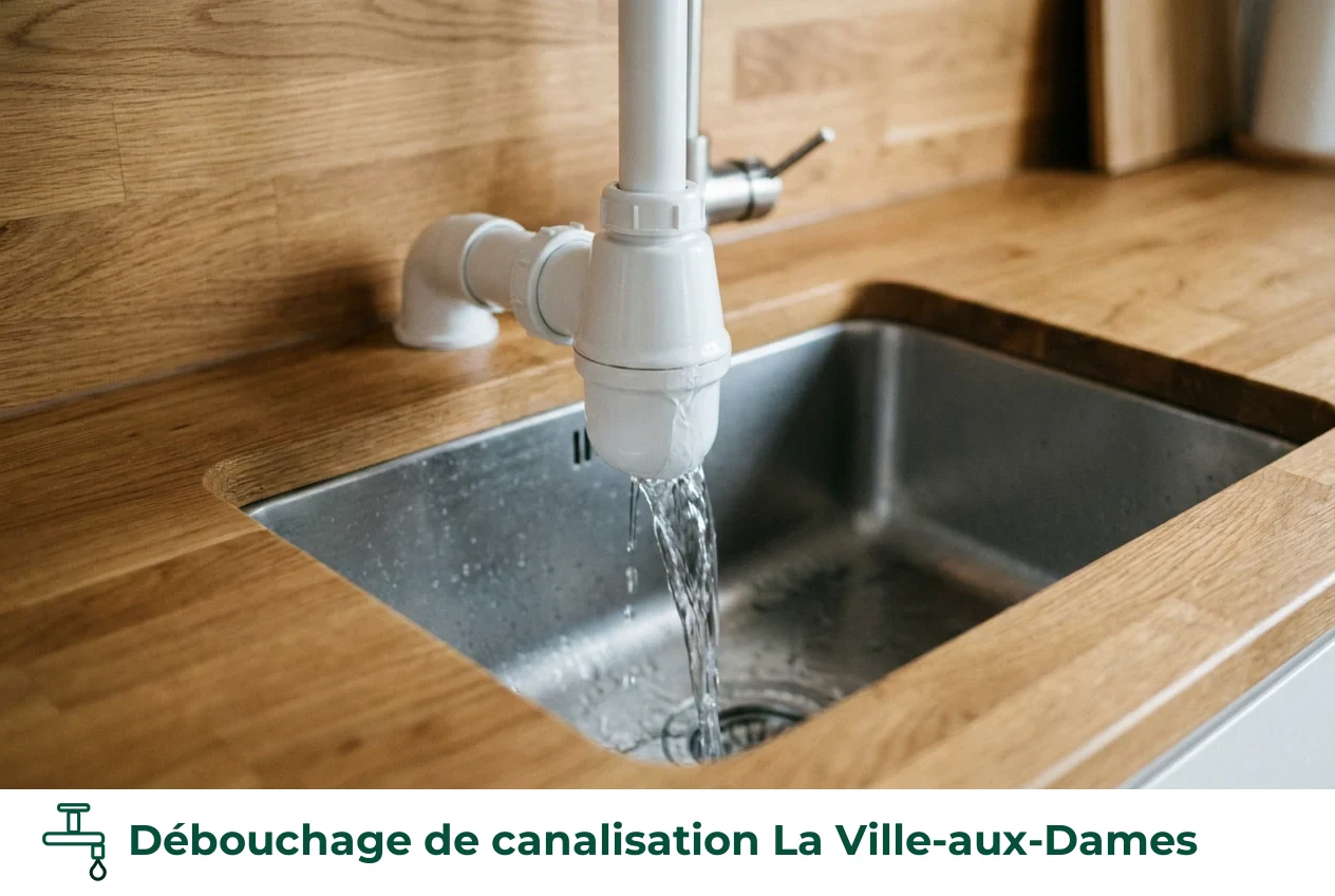 Débouchage de canalisation à La Ville-aux-Dames