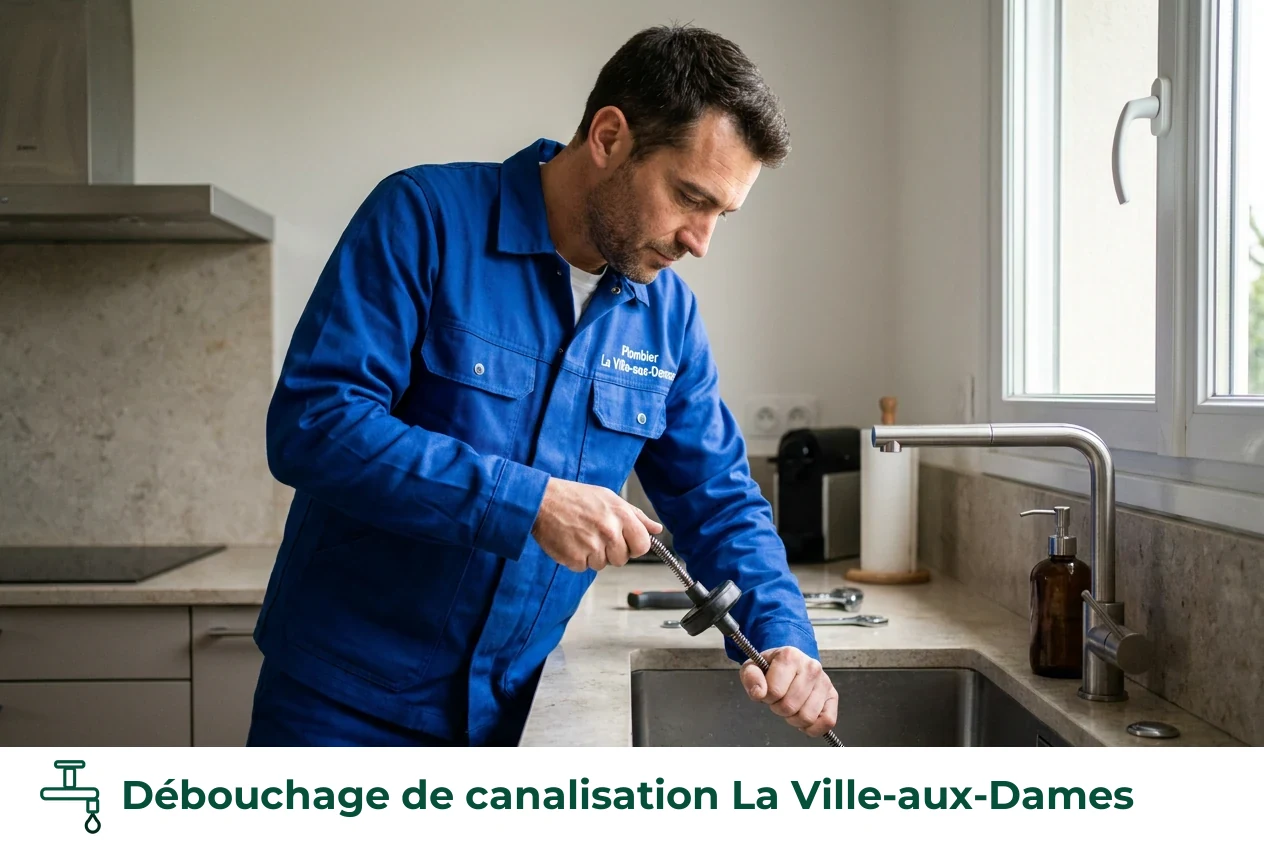 Débouchage de canalisation à La Ville-aux-Dames