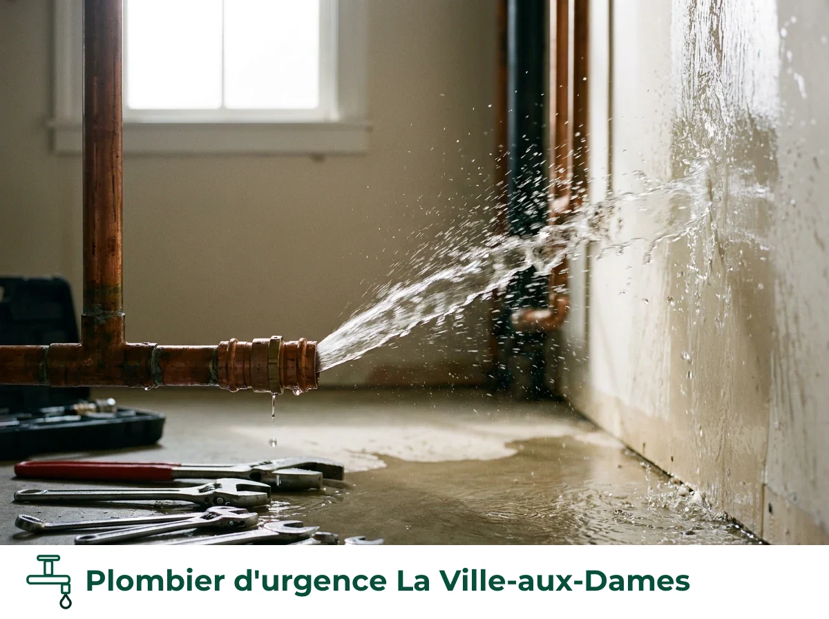 Plombier d'urgence à La Ville-aux-Dames