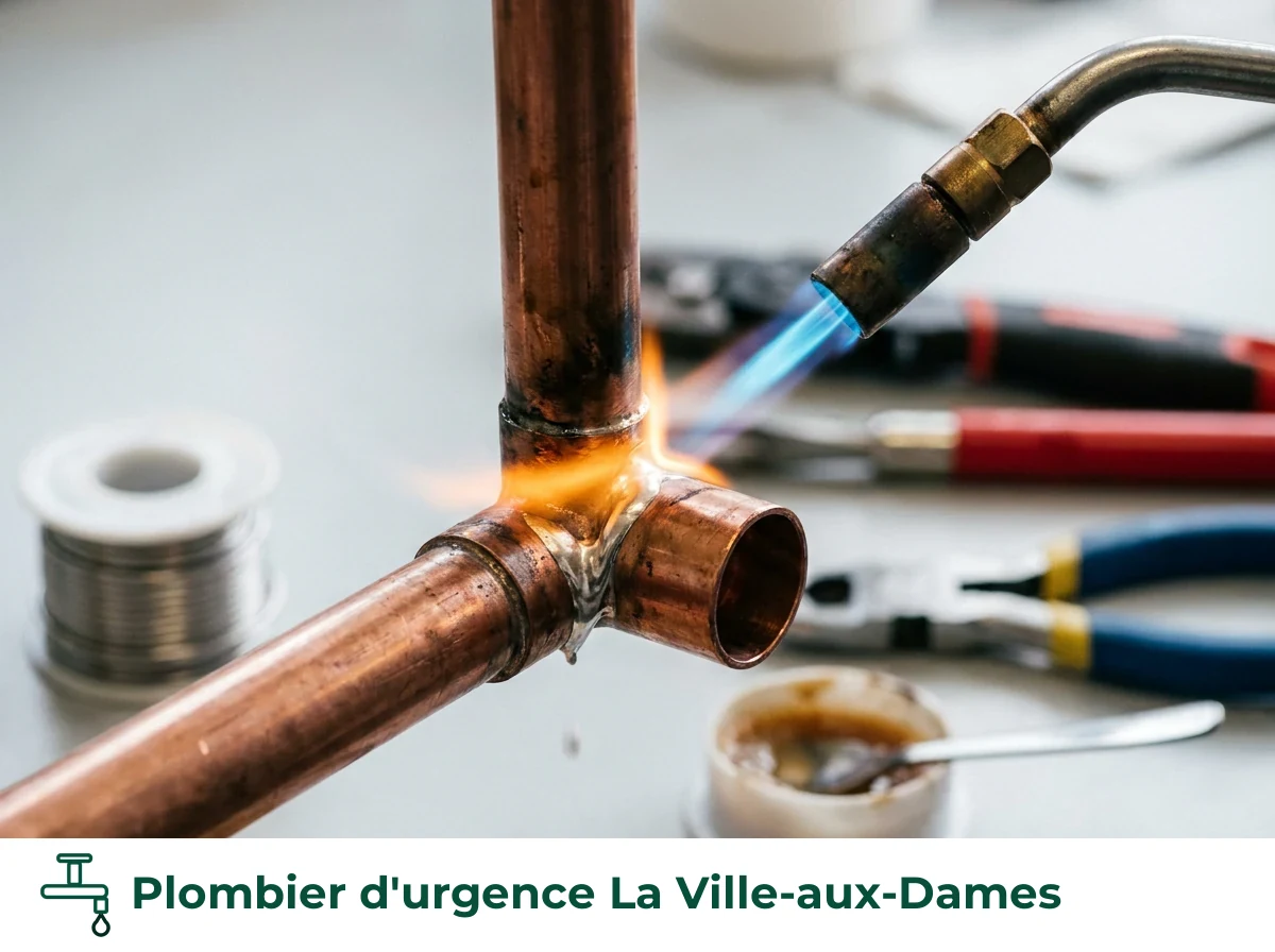 Plombier d'urgence à La Ville-aux-Dames