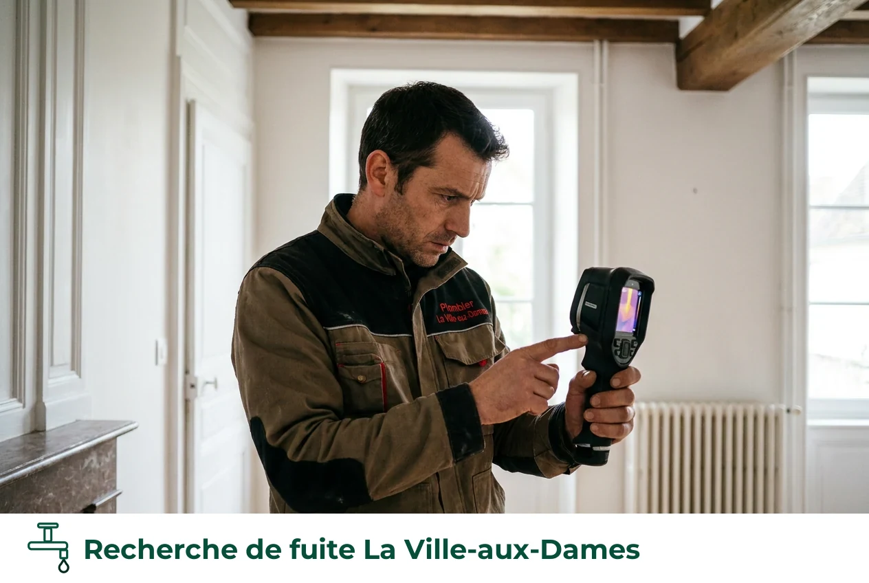 Recherche de fuite à La Ville-aux-Dames