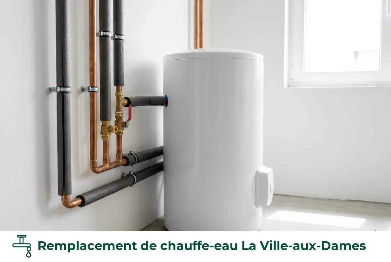 Remplacement de chauffe-eau à La Ville-aux-Dames