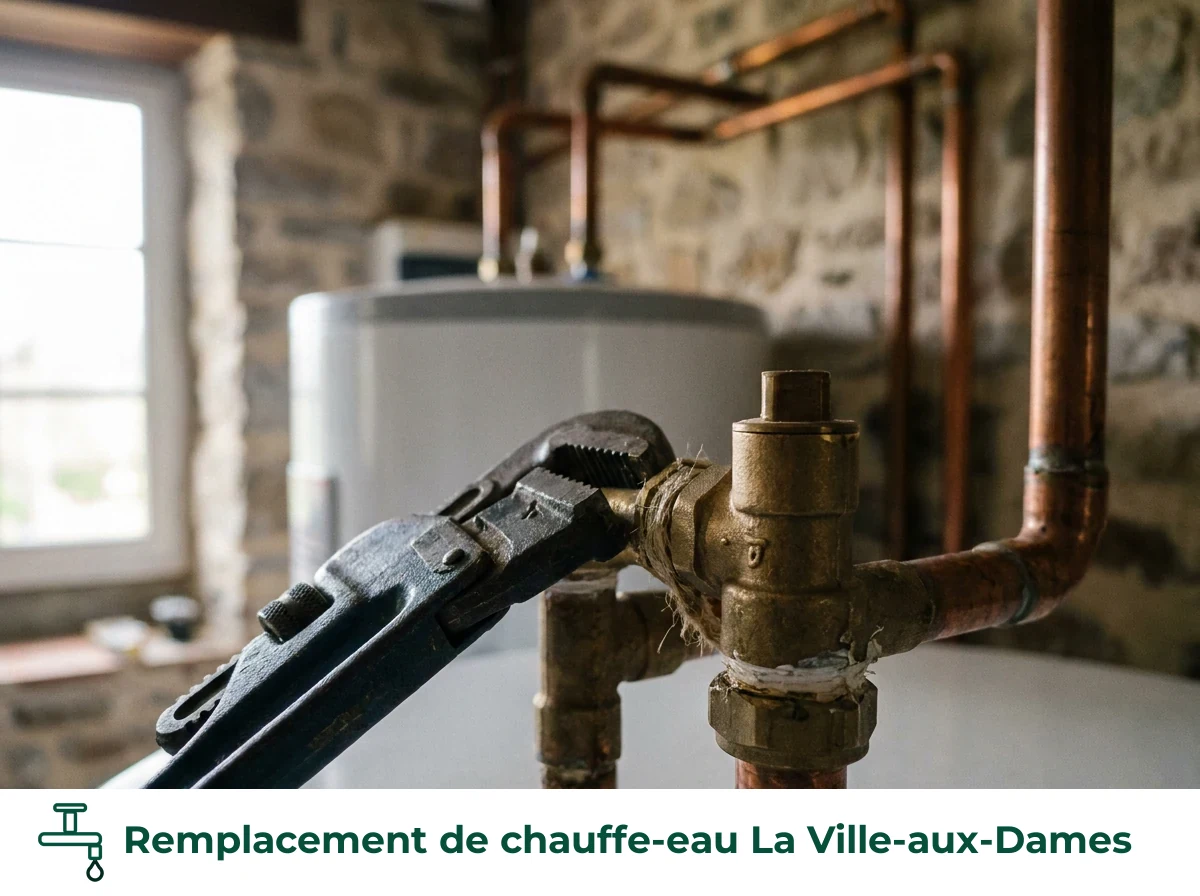 Remplacement de chauffe-eau à La Ville-aux-Dames