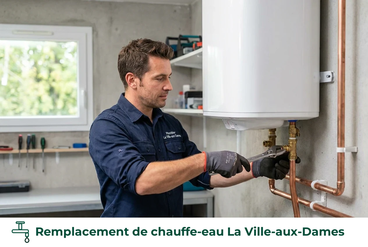 Remplacement de chauffe-eau à La Ville-aux-Dames