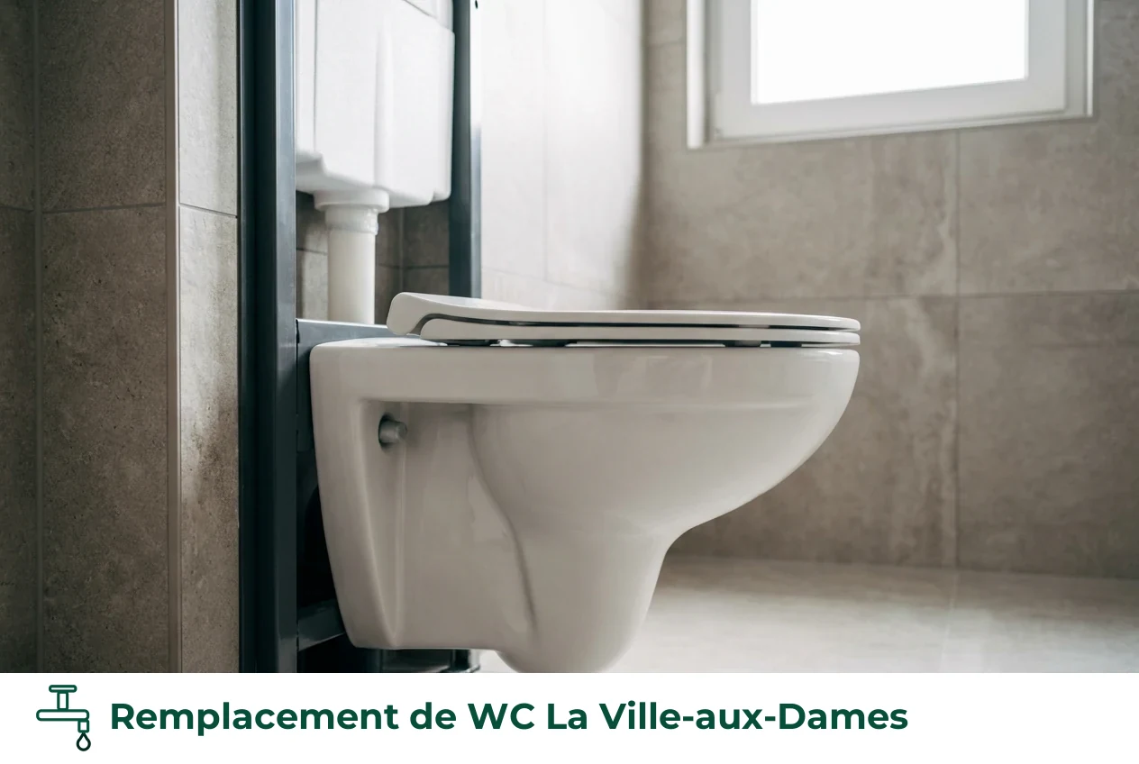 Remplacement de WC à La Ville-aux-Dames