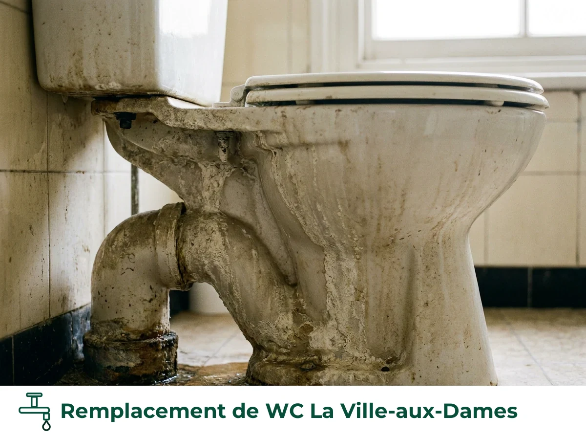 Remplacement de WC à La Ville-aux-Dames