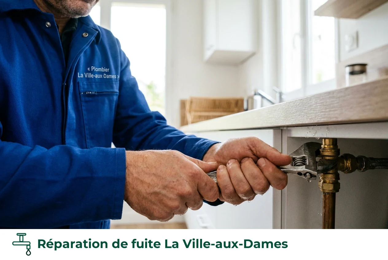 Réparation de fuite à La Ville-aux-Dames